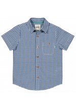 Kite Clothing Boys Gingham Shirt (Blue)